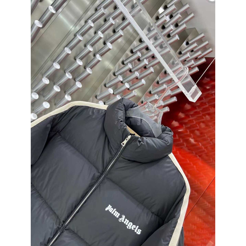 Moncler &  Palm Angels Rodman Quilted Tech-Jersey Down Jacket Black