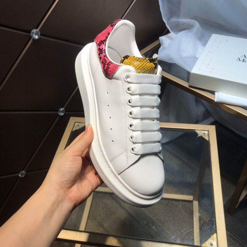 Alexander McQueen Air Platform Leather Sneakers