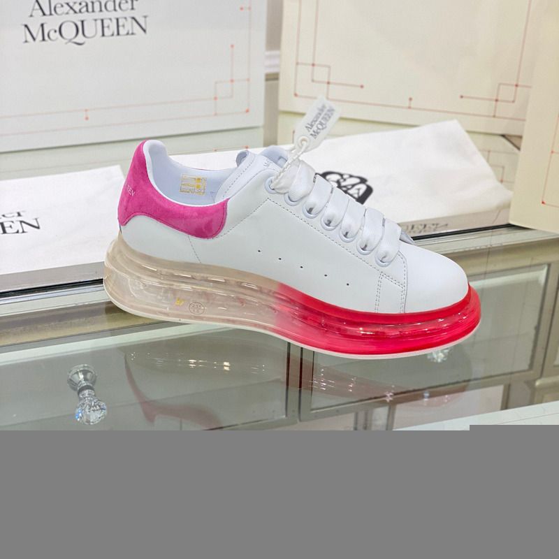 Alexander McQueen Air Platform Leather Sneakers
