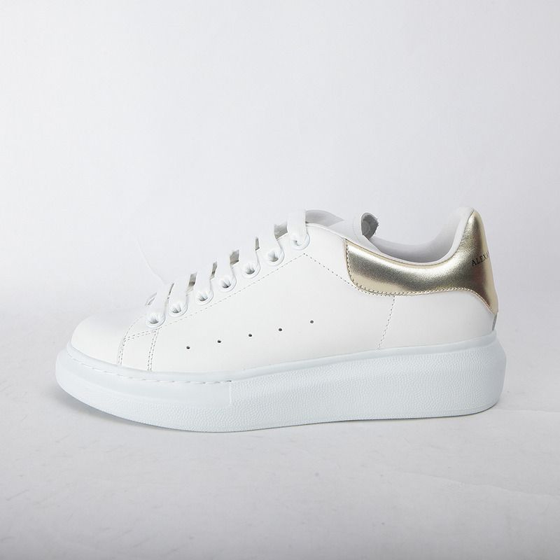 Alexander McQueen Sneaker(Gold Leather Back)