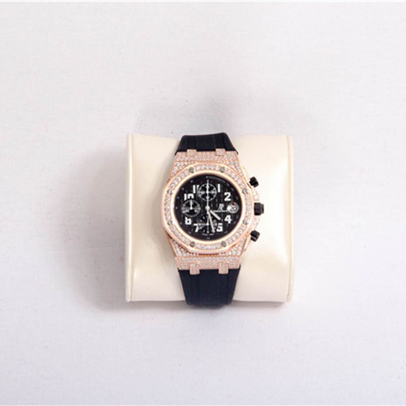 Amiri Audemars Piguet Royal Oak Offshore Jewelly Mens Black Strap Black Dial Watch