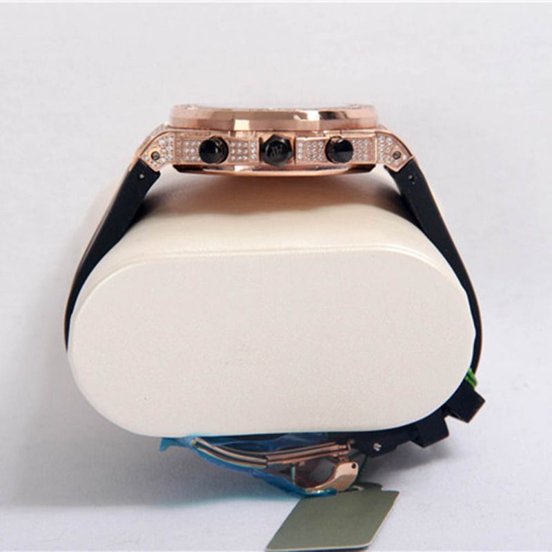 Amiri Audemars Piguet Royal Oak Offshore Jewelly Mens Black Strap Black Dial Watch