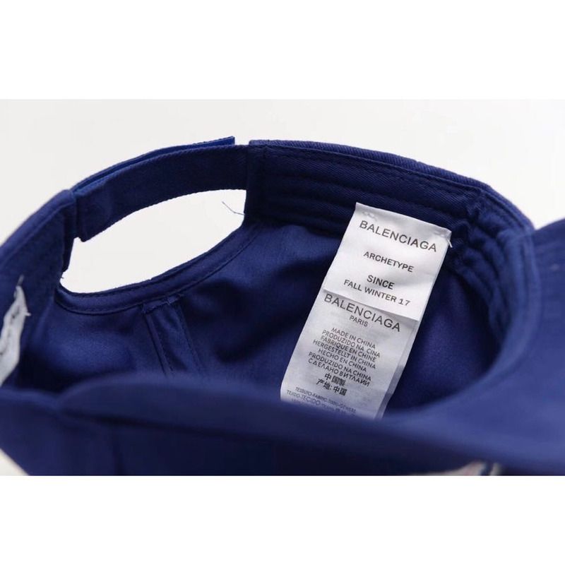 Ba*len*cia*ga logo printed baseball cap