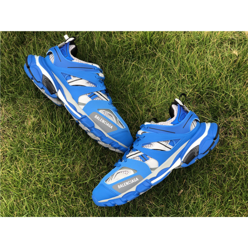 Ba*len*cia*ga 3.0 gray blue sneakers men women