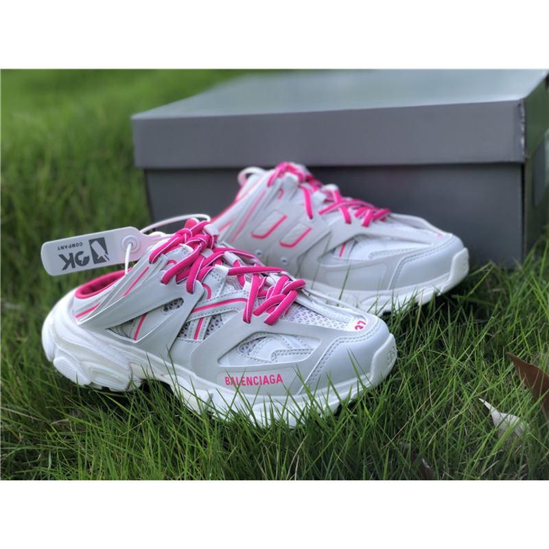 Ba*len*cia*ga 3.0 white powder slippers men women