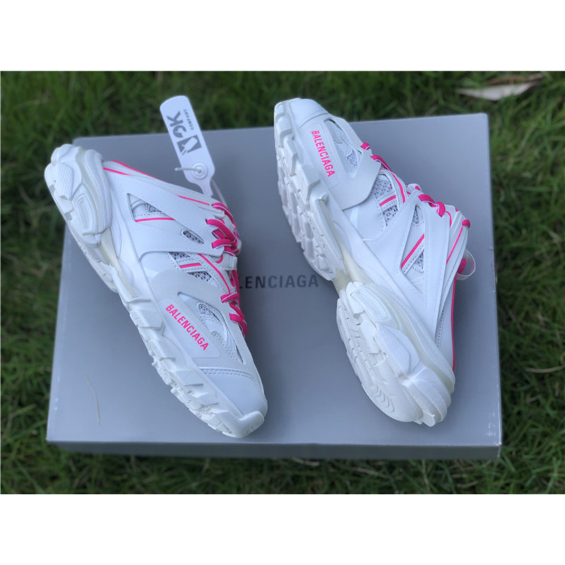 Ba*len*cia*ga 3.0 white powder slippers men women