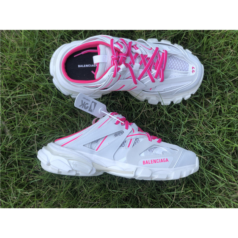 Ba*len*cia*ga 3.0 white powder slippers men women