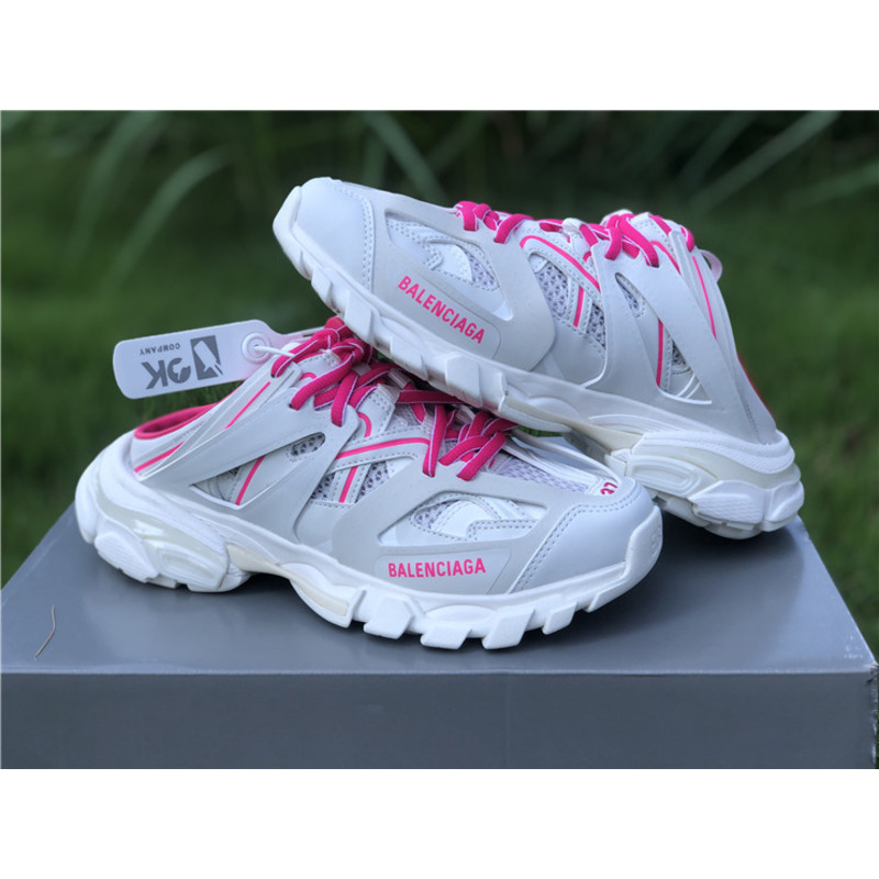 Ba*len*cia*ga 3.0 white powder slippers men women