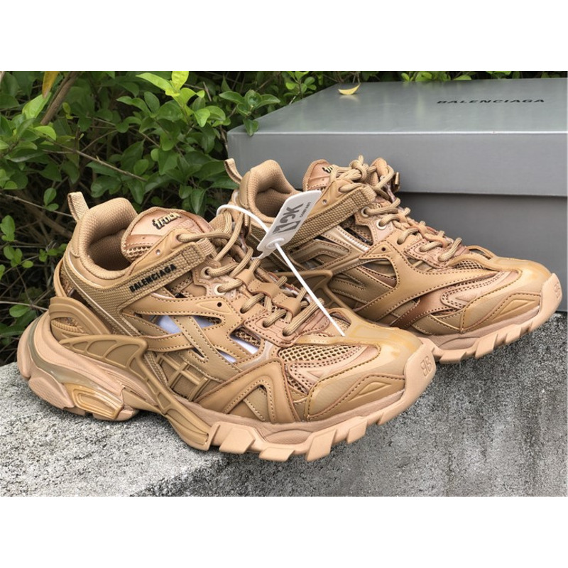 Ba*len*cia*ga 4.0 mud yellow sneakers men women