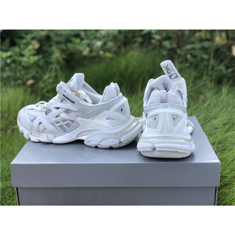 Ba*len*cia*ga 4.0 white gray sneakers men women