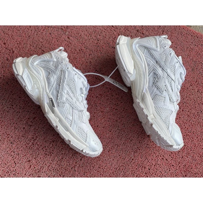 Ba*len*cia*ga tess s.gomma pure white w3ra9 9000 sneakers men women