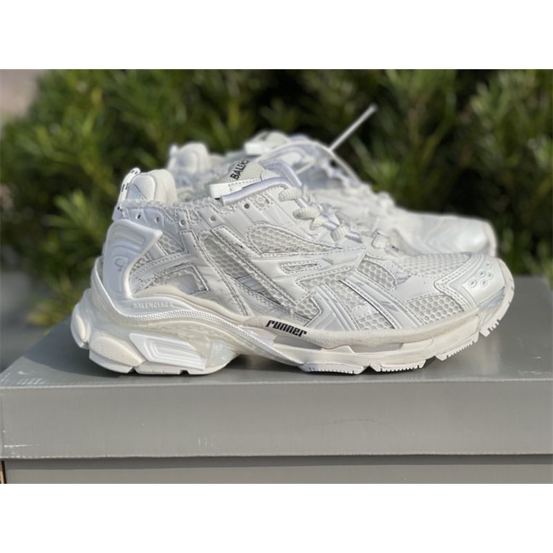 Ba*len*cia*ga tess s.gomma pure white w3ra9 9000 sneakers men women