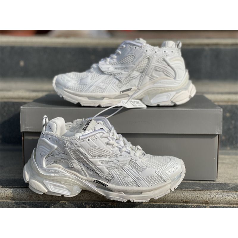 Ba*len*cia*ga tess s.gomma pure white w3ra9 9000 sneakers men women