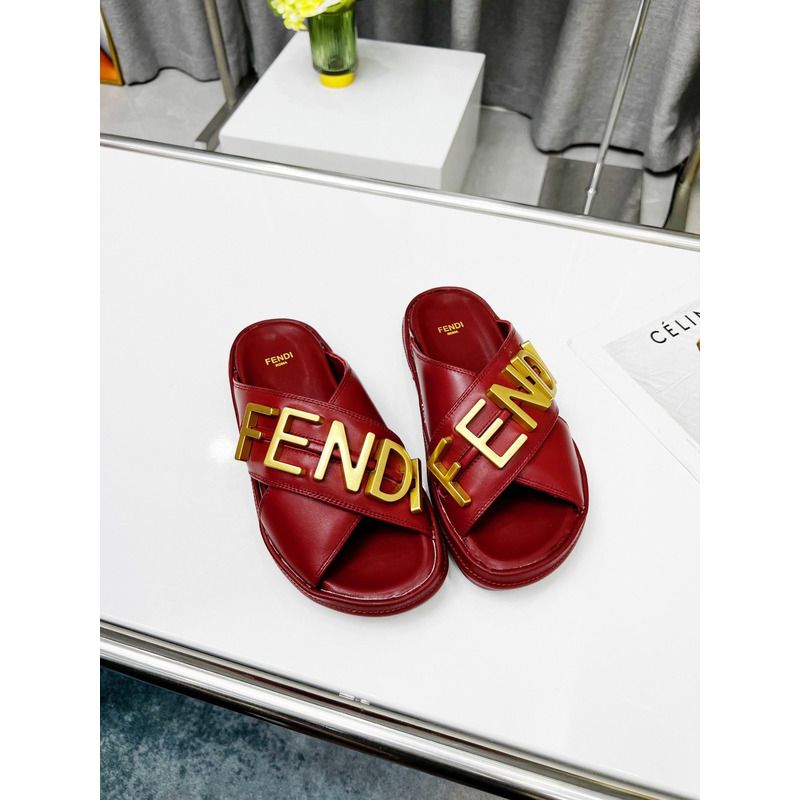 F**digraphy sandals wine