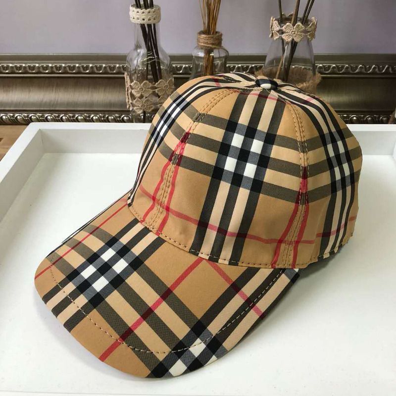 B**rry vintage check and icon stripe baseball cap