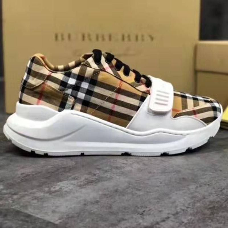 B**rry check sneakers