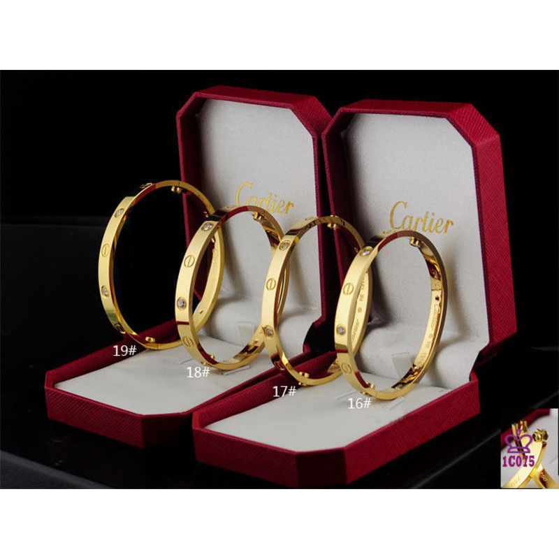 cartier classic love gold bracelet with Di*m*nds