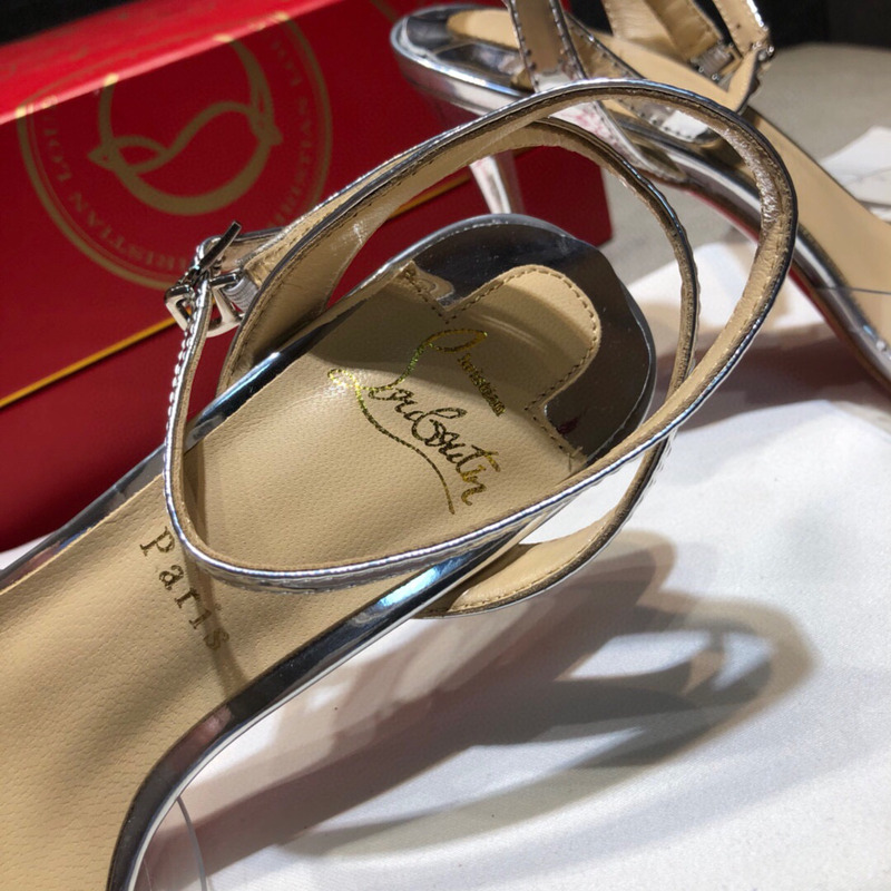 Ch**an louboutin very strass pvc women high heels