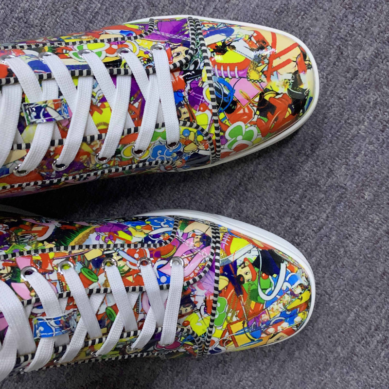 ch**an louboutin lou orlato S*per loubi-print high-top trainers