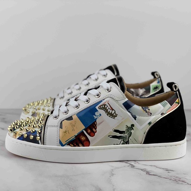 Ch**an louboutin l**is spikes orlato sneaker