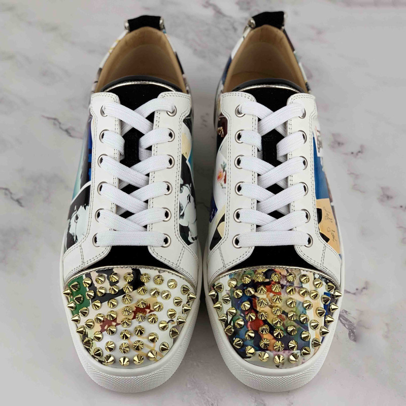 Ch**an louboutin l**is spikes orlato sneaker
