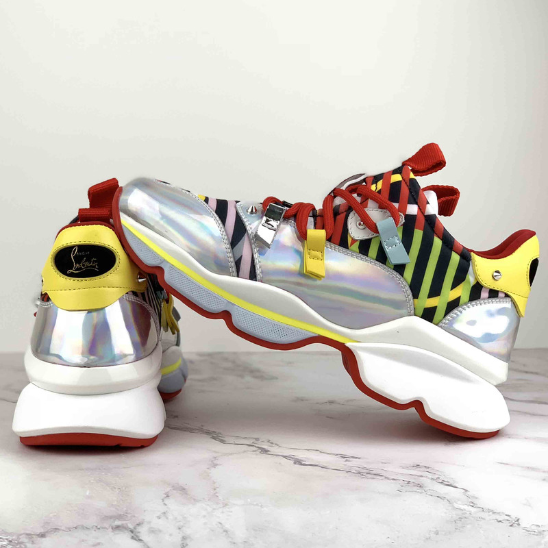 Ch**an louboutin multicolored red runner donna