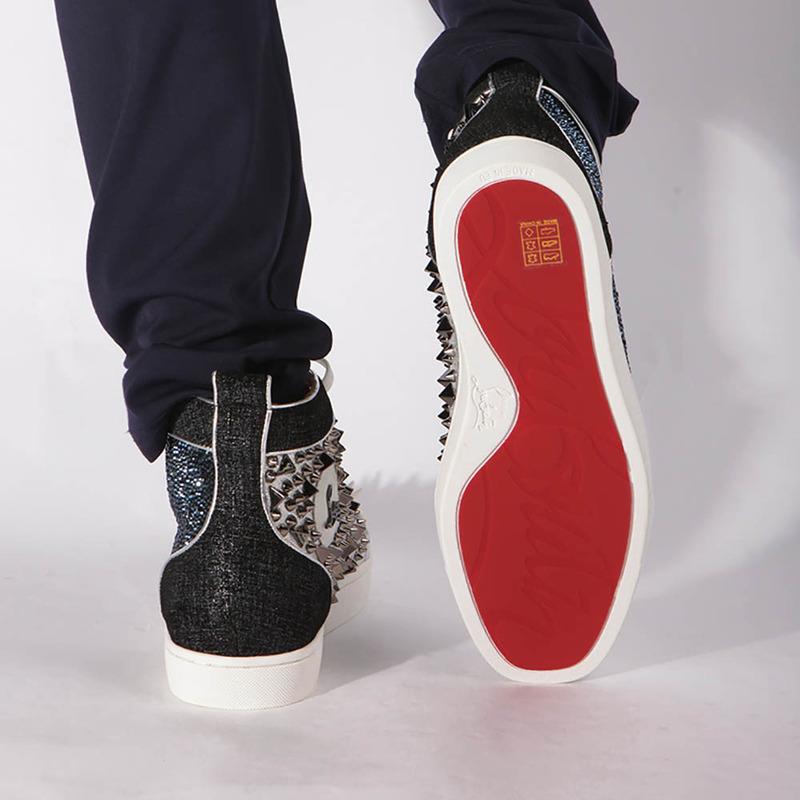 [made  to order] ch**an louboutin S*per perfect no limit sneaker in version multi&fishnet