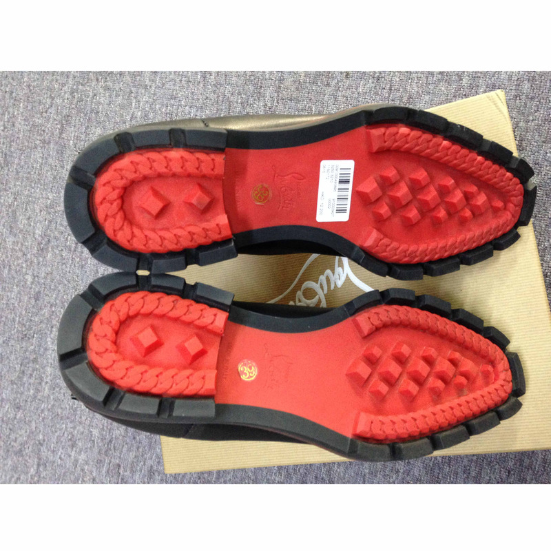 ch**an louboutin S*per perfect black spikes boot