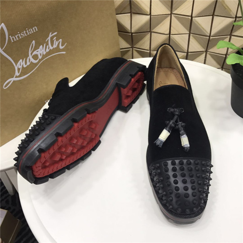 made to order!!! ch**an louboutin S*per perfect rossini flat loafers
