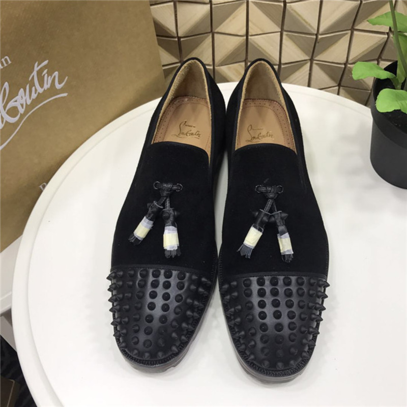 made to order!!! ch**an louboutin S*per perfect rossini flat loafers