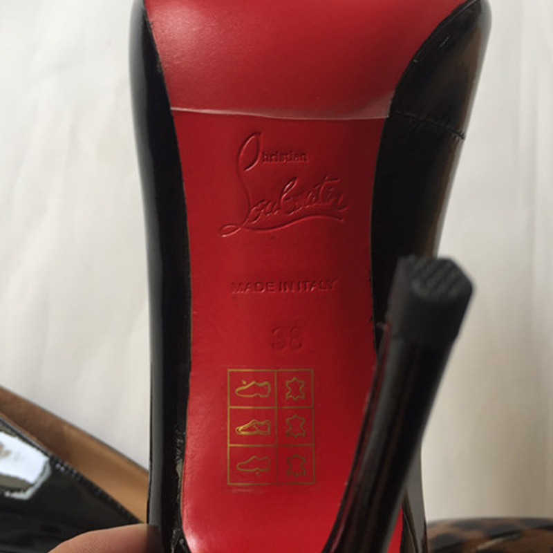 made to order!!! ch**an louboutin S*per perfect leopard print leather heel made to order