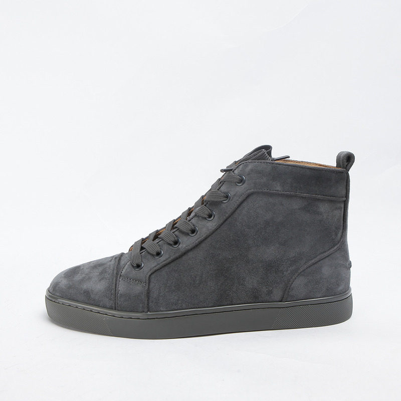 [made  to order] ch**an louboutin S*per perfect l**is camo suede high top sneakers made to order