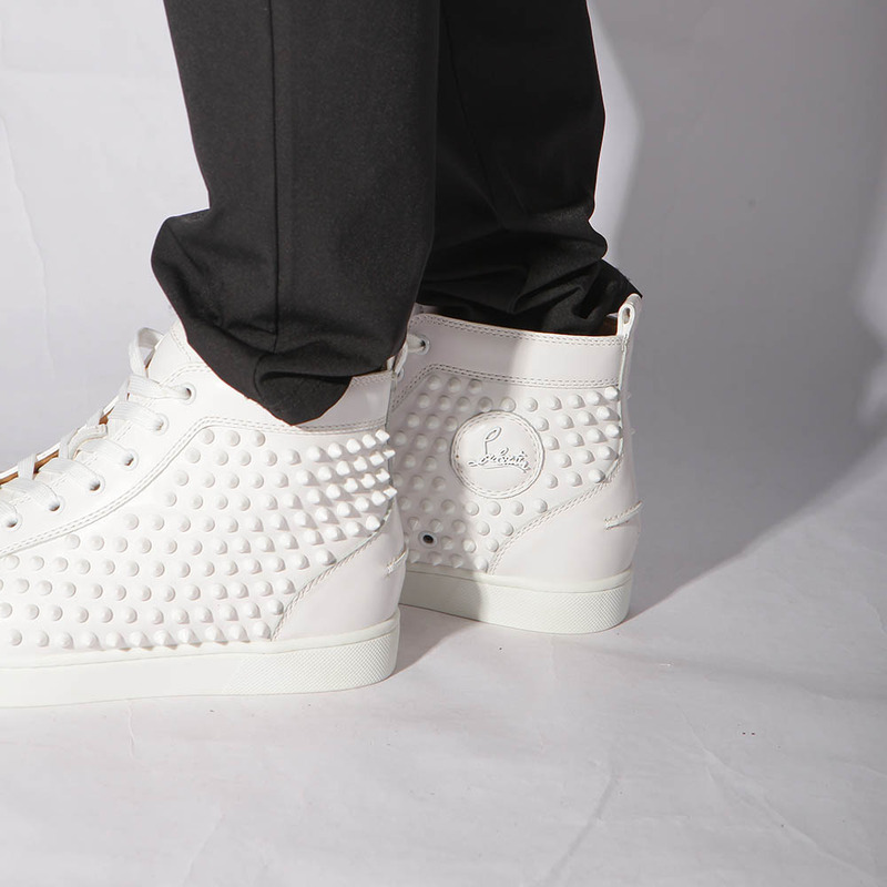 Ch**an louboutin limited version  christmas louboutin l**is spikes men