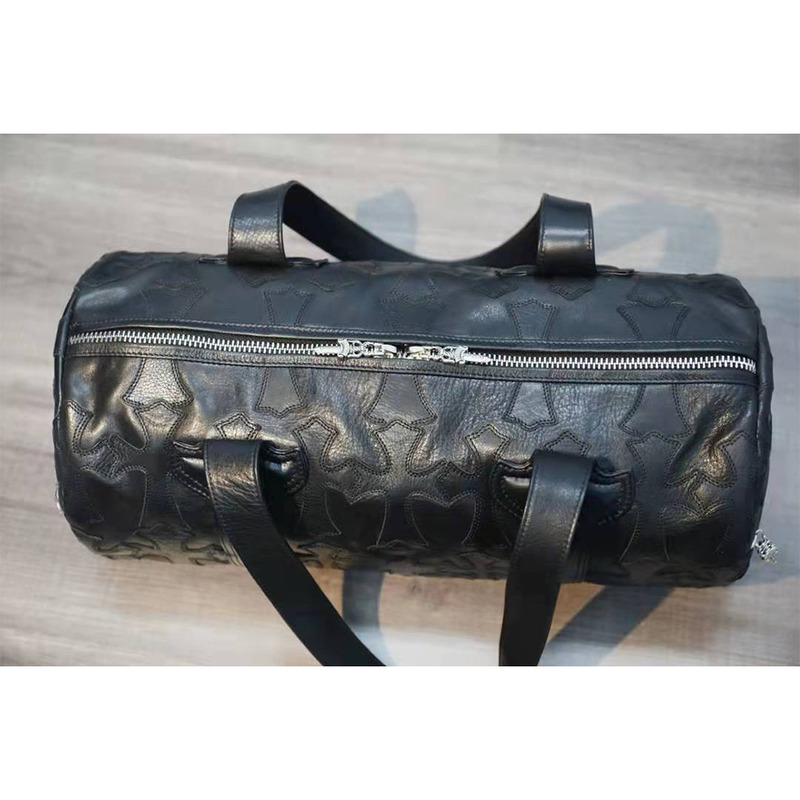 Chrome Heart Duffle Bag withSterling Silver Zipper(40*20*10CM)