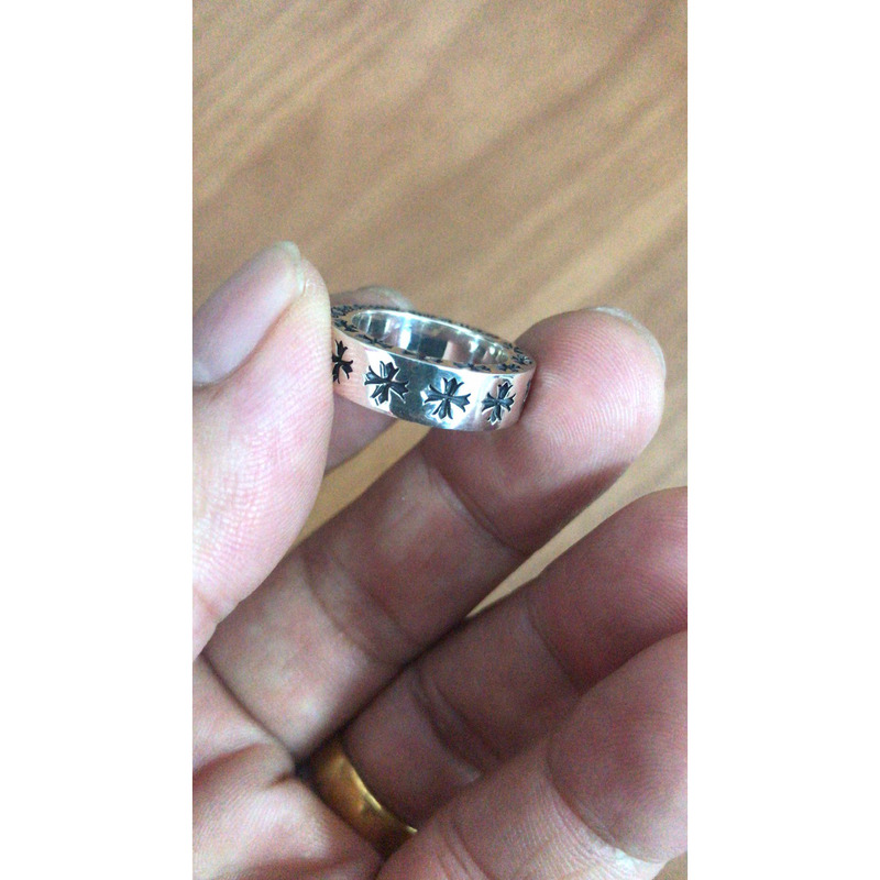 Chrome Heart Cross Earrings