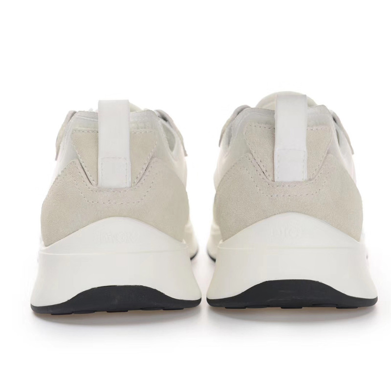 D*or b25 runner sneaker in D*or oblique white suede
