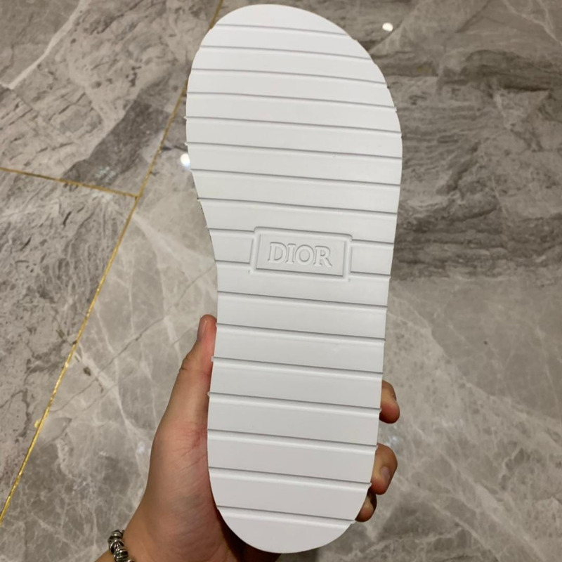 D*or black neoprene slippers