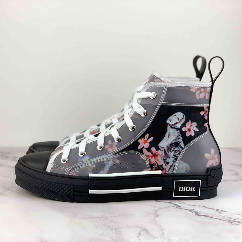 D*or "b23" high-top portrait sneaker