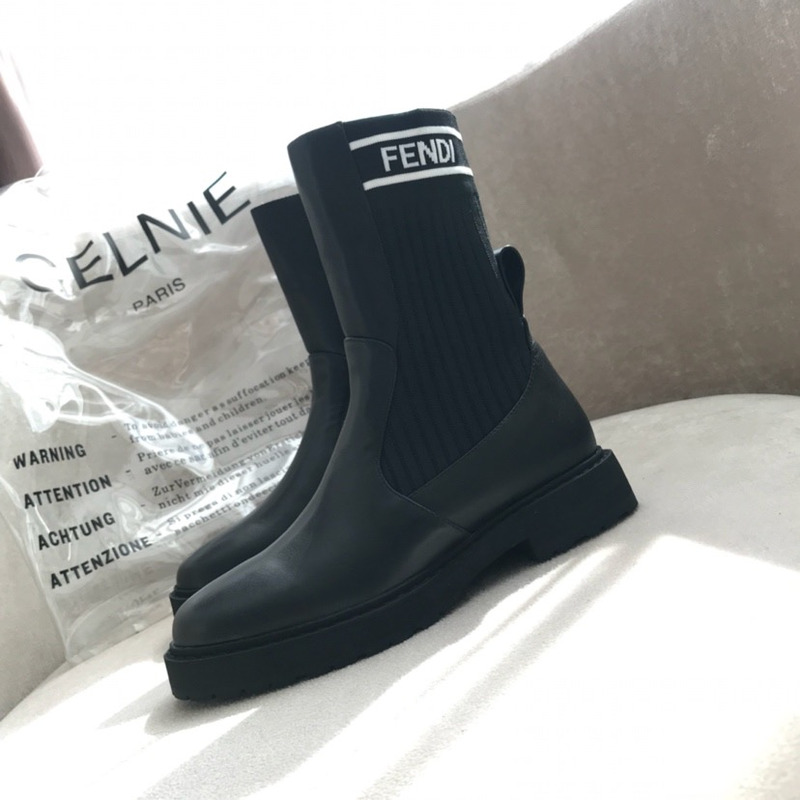 F**di rockoko ff combat boots