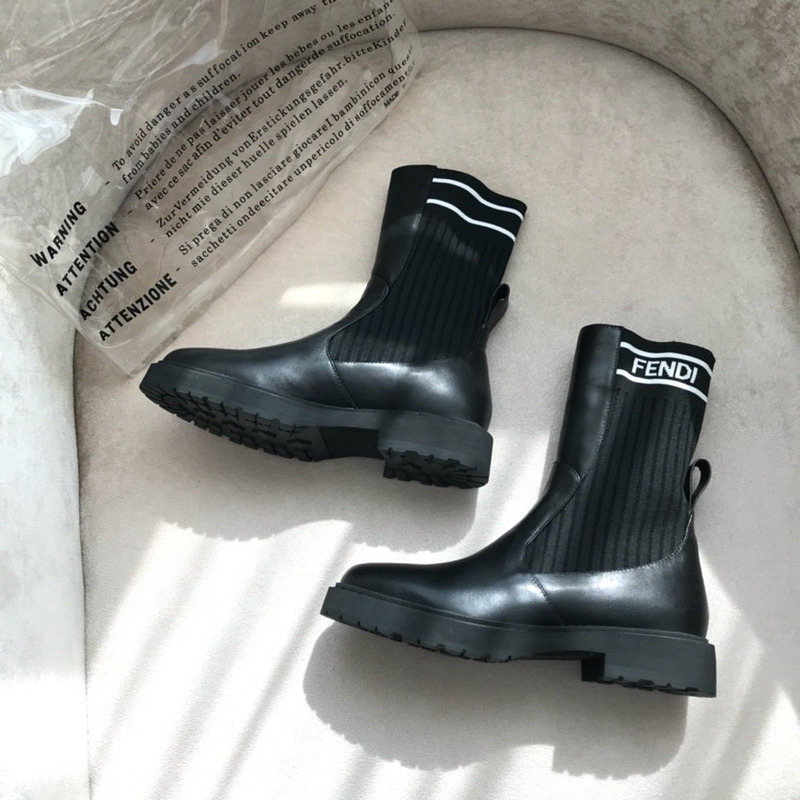 F**di rockoko ff combat boots