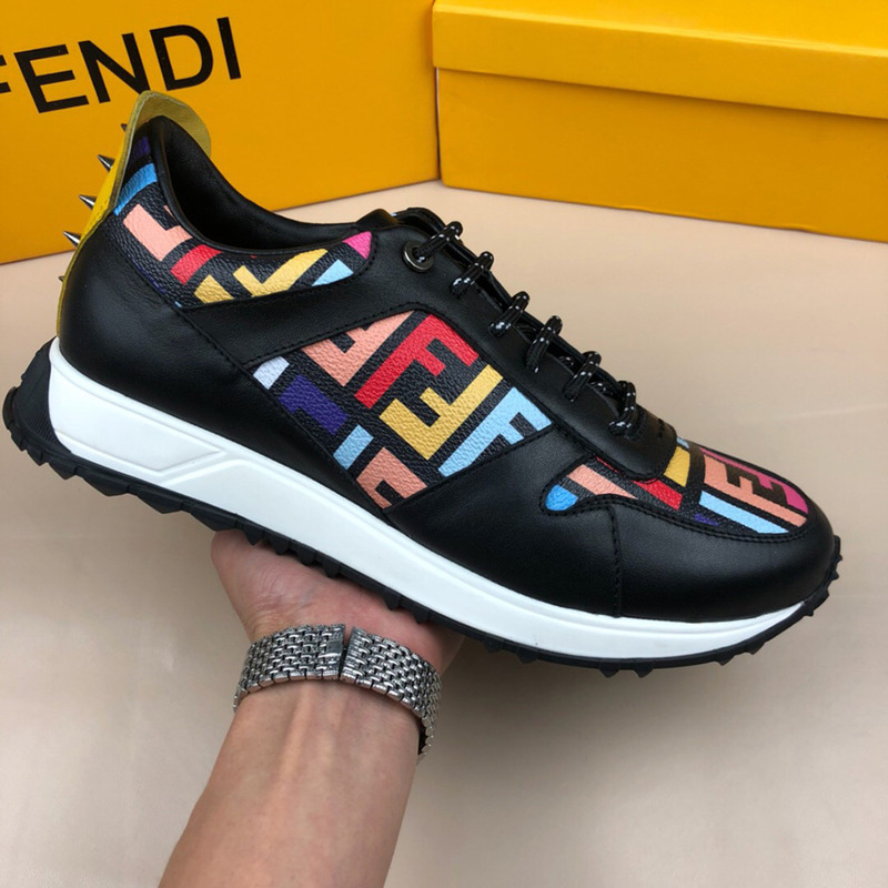 F**di multi-color ff logo training sneakers