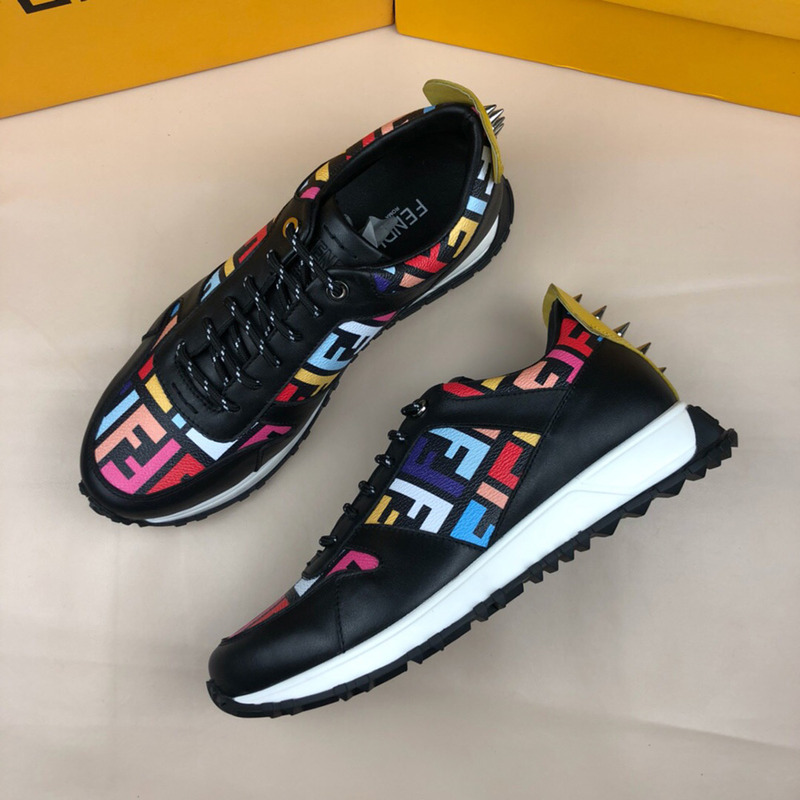 F**di multi-color ff logo training sneakers