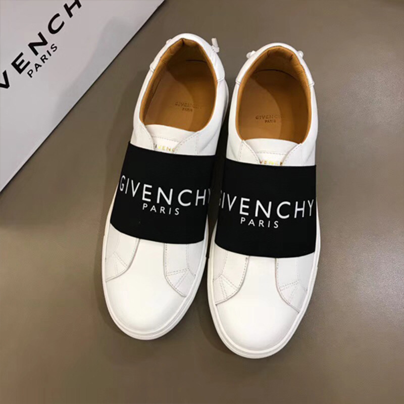 Givenchy Paris Strap Sneakers in Leather