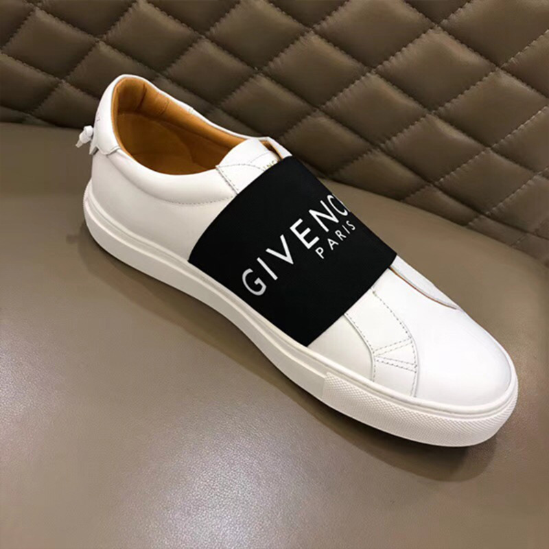 Givenchy Paris Strap Sneakers in Leather