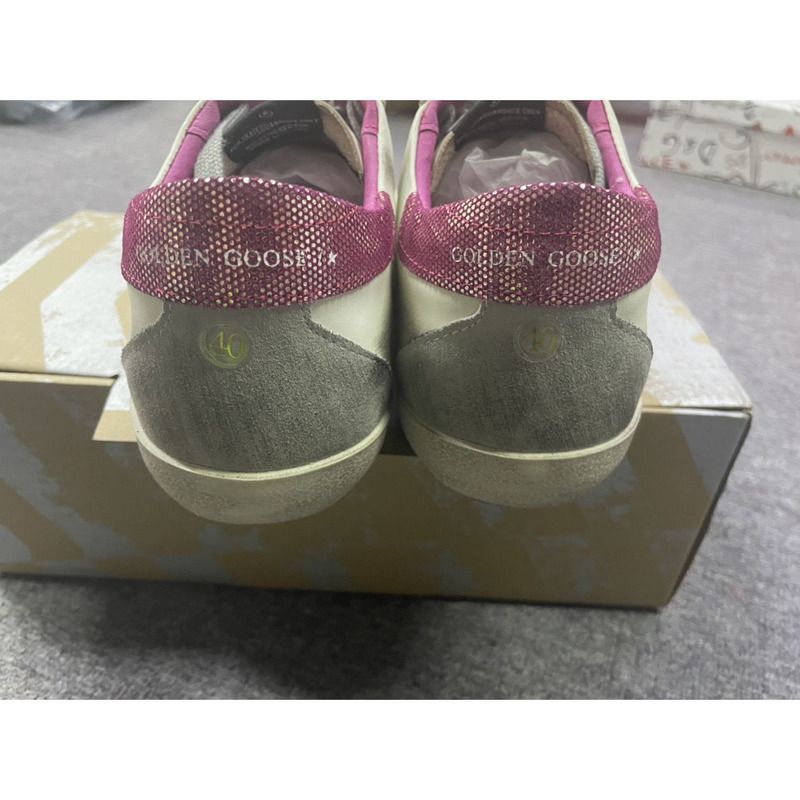 g*u*i S*perstar bow lace-up sneakers