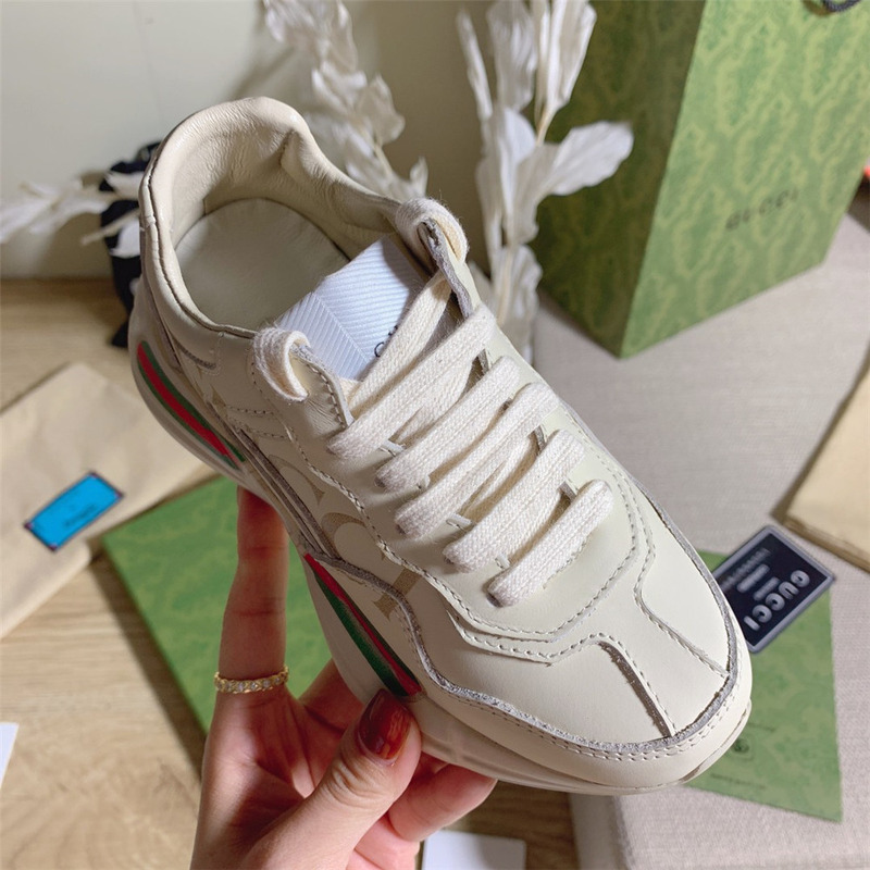 kid sneaker with interlocking G*u*i print