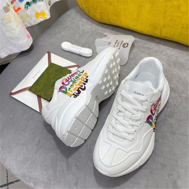 G*u*i rhyton sneaker in white men