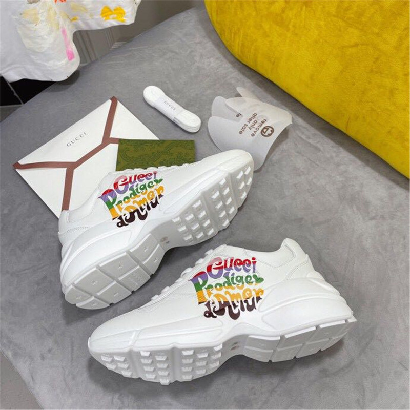 G*u*i rhyton sneaker in white men