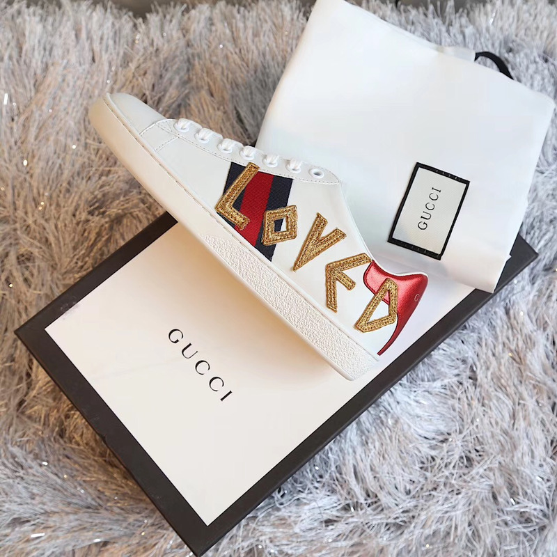 G*u*i ace embroidered sneaker