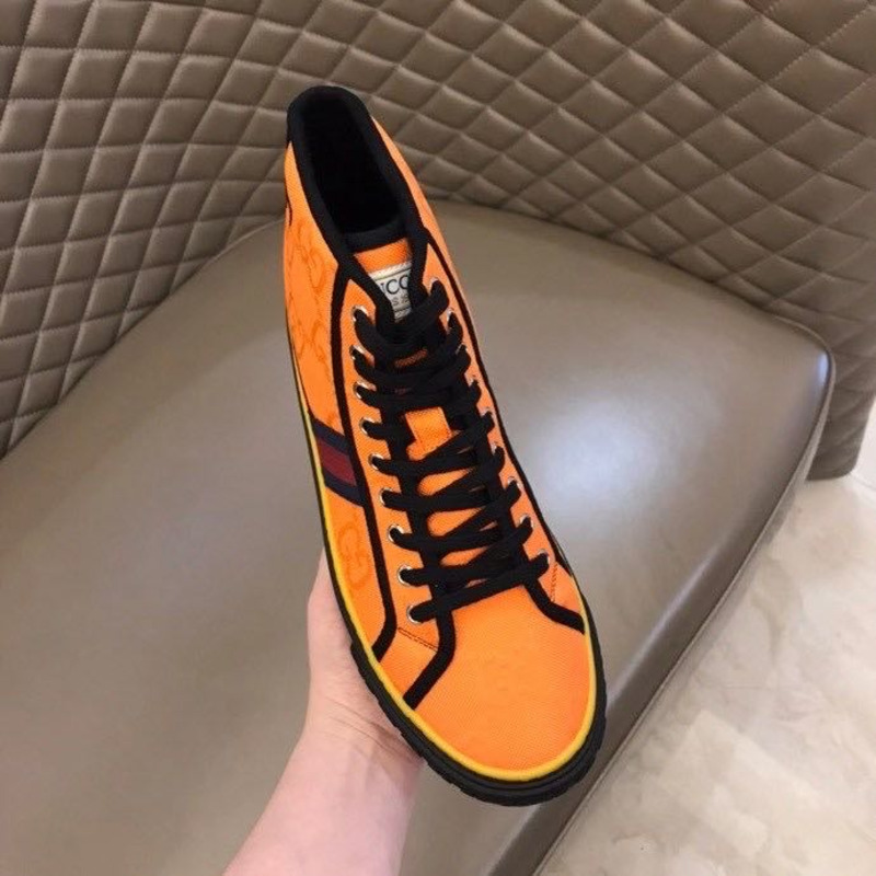 G*u*i x off-white the grid high top sneaker